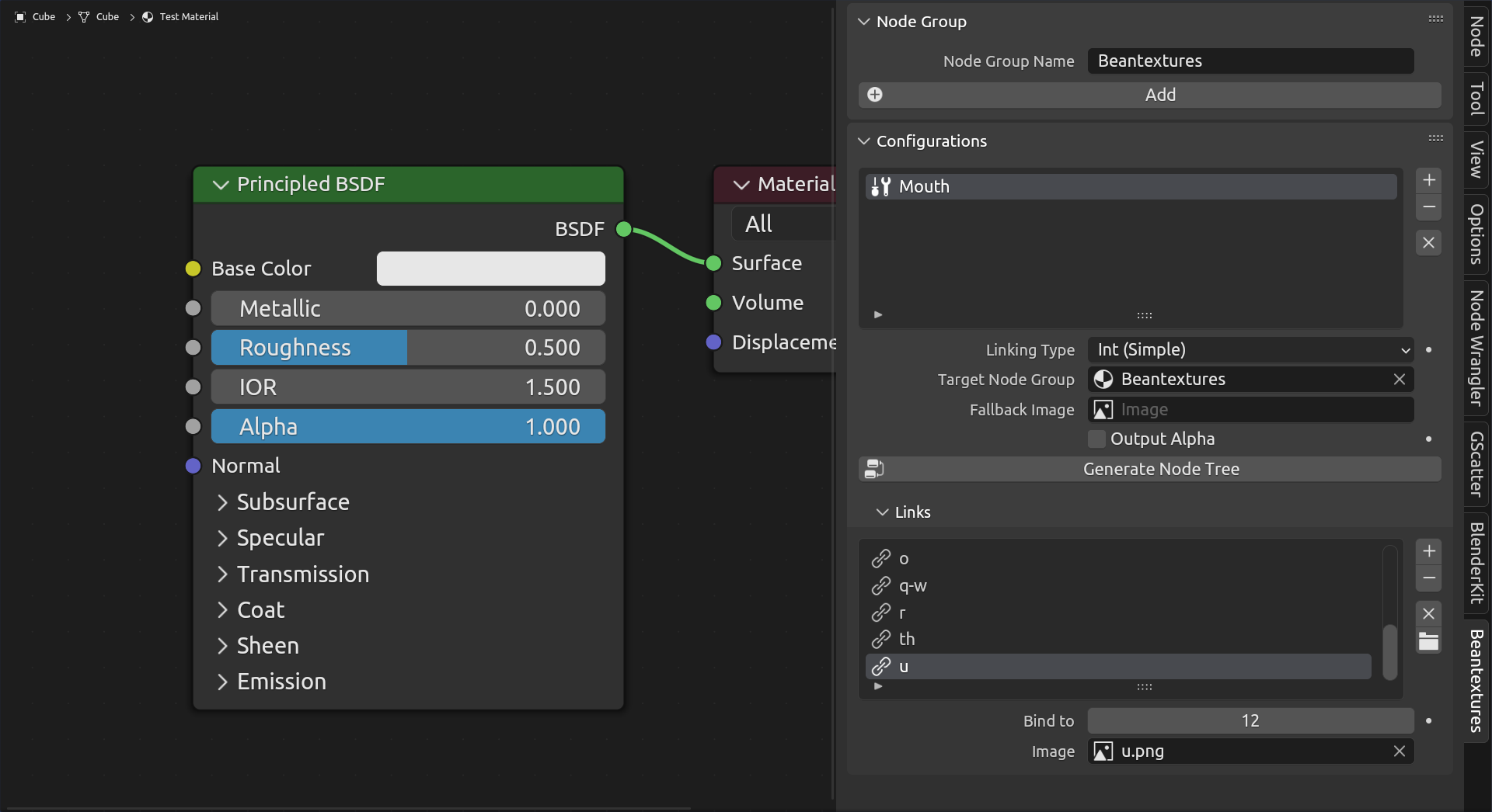 Node generator UI