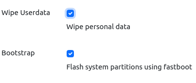 UBports installation options