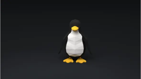 Tux - Geometric (dark-velvet)